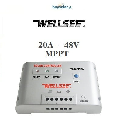 WellSee MPPT 20A 48V Charge Controller