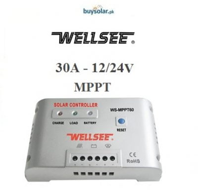 WellSee MPPT 30A 12/24V Charge Controller