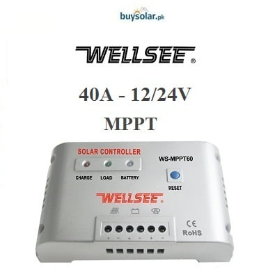WellSee MPPT 40A 12/24V Charge Controller